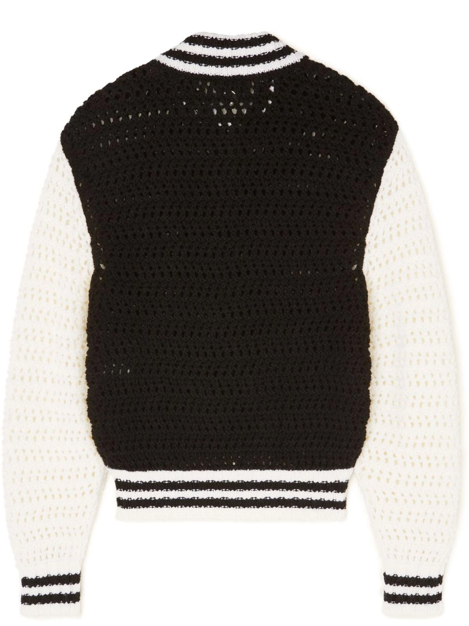 Cheap Women crochet-knit bomber Alanui jacket 0710